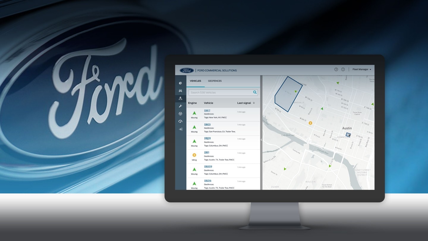 Ford Pro™ Telematics Software